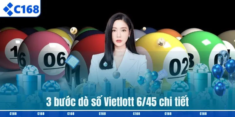 3 bước dò số Vietlott 6/45 chi tiết